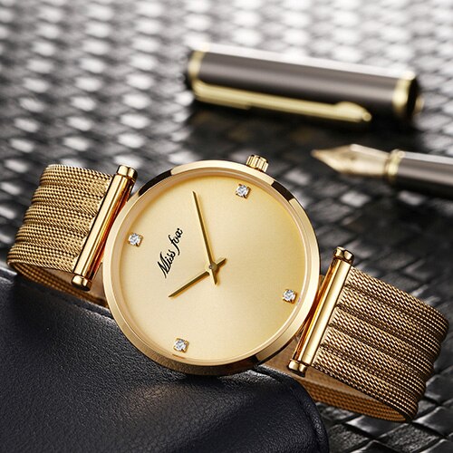 Top Selling Product Stainless Steel Bracelet Gold Diamond Gifts For Women Minimalist Designer Brand Luxury Women Watches