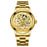 Fashion Brand WINNER Men Mechanical Watch Men Stainless steel Skeleton Hand wind WristwatchRelogio Masculino
