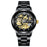 Fashion Brand WINNER Men Mechanical Watch Men Stainless steel Skeleton Hand wind WristwatchRelogio Masculino