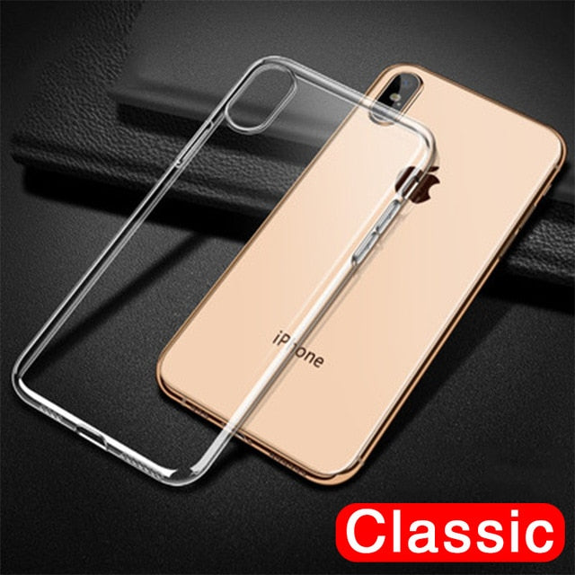 Luxury Shockproof Silicone Phone Case For iPhone 7 8 6 6S Plus 7 Plus 8 Plus 11 Pro XS Max XR X Case Transparent Protection case