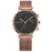 WAKNOER Brand Luxury Watch Men Wristwatch Mesh Band Men's Watches