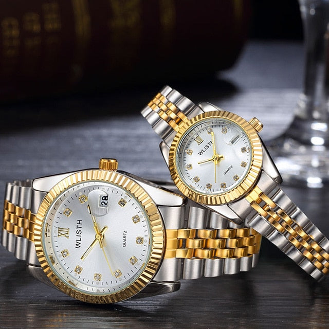 Couple Watch 2020 Mens Watches Top Brand Luxury  Quartz Watch Women Clock Ladies Dress Wristwatch Fashion Casual lovers Watch