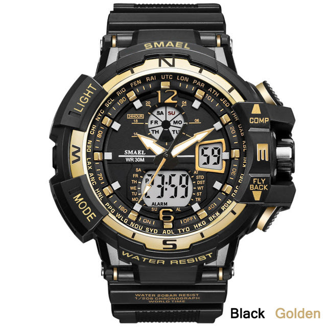 SMAEL Sport Watch Men 2020 Clock Male LED Digital Quartz Wrist Watches Men's Top Brand Luxury Digital-watch Relogio Masculino