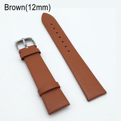 12/14/16/18/20/22mm Watch Band Strap Cow Leather Replacement Watchband for Men Women LL@17