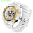 SANDA Top White Women Sports Watches Women Waterproof Ladies Jelly Watches Rosegold Swimming reloj mujer relogio feminino