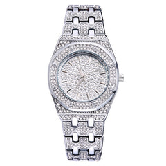 MISSFOX Silver Women's Watch Casual Dress Ladies Watch Fashion Waterproof Steel Quartz Wrist Watches For Women Valentines Gift