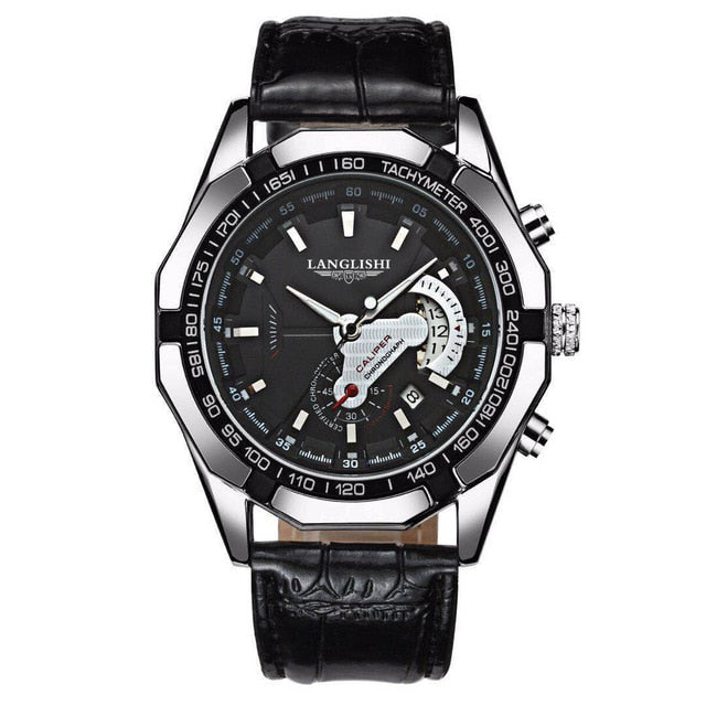 LANGLISHI 2021 Mens Watches Top Brand Luxury WristWatch Quartz Clock Watch Men Waterproof Sport Chronograph Relogio Masculino