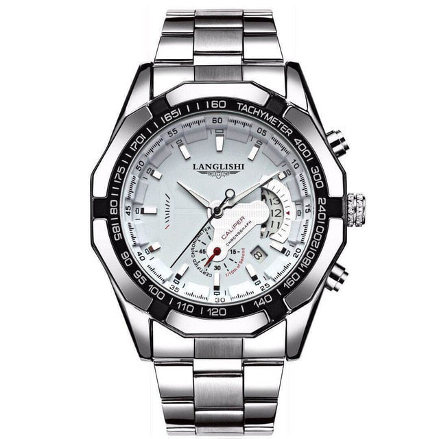 LANGLISHI 2021 Mens Watches Top Brand Luxury WristWatch Quartz Clock Watch Men Waterproof Sport Chronograph Relogio Masculino
