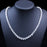 New trend Luxury rhinestone Chain Gold Diamond 3mm Tennis Chain  925 Silver Hip Hop Men women Necklace cubic zircon jewelry