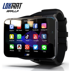 LOKMAT APPLLP MAX Android Watch Phone Dual Camera Video Calls 4G Wifi Smartwatch detachable band