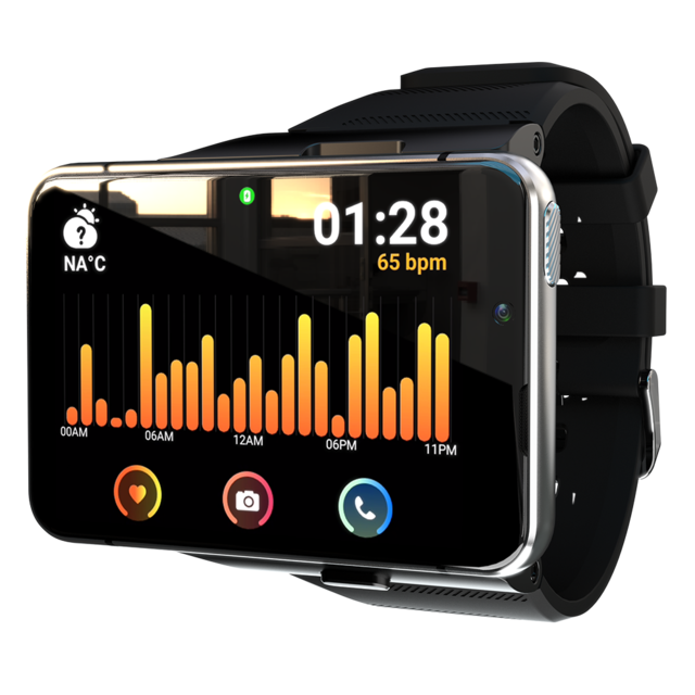LOKMAT APPLLP MAX Android Watch Phone Dual Camera Video Calls 4G Wifi Smartwatch detachable band