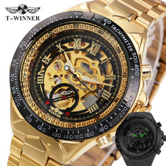 Winner Watch Men Skeleton Automatic Mechanical Watch gold skeleton vintage watchskeleton man watch Mens Watch Top Brand Luxury