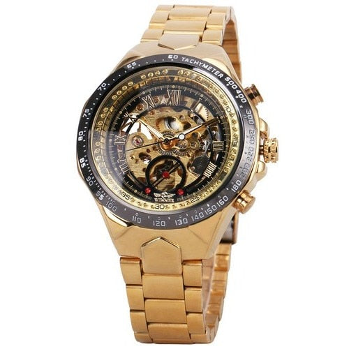 Winner Watch Men Skeleton Automatic Mechanical Watch gold skeleton vintage watchskeleton man watch Mens Watch Top Brand Luxury