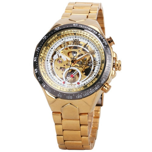 Winner Watch Men Skeleton Automatic Mechanical Watch gold skeleton vintage watchskeleton man watch Mens Watch Top Brand Luxury