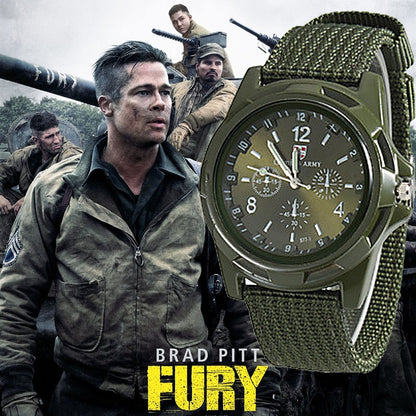 Men's Nylon band Military watch Gemius Army watch High Quality Quartz Movement Men sports watch Casual wristwatches