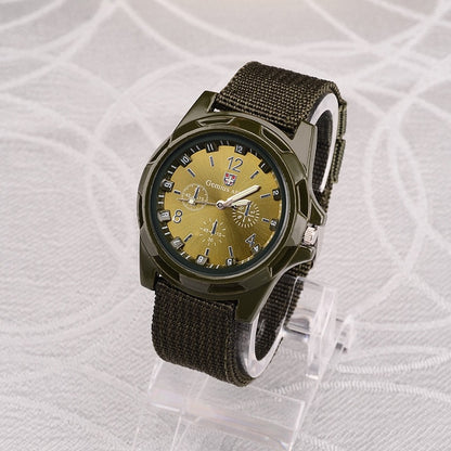 Men's Nylon band Military watch Gemius Army watch High Quality Quartz Movement Men sports watch Casual wristwatches