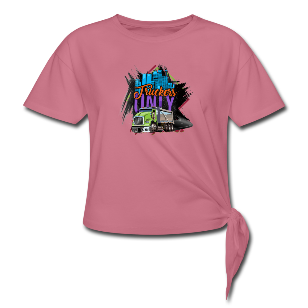 Truckers Only Women's Knotted T-Shirt - Ohboyee's market place