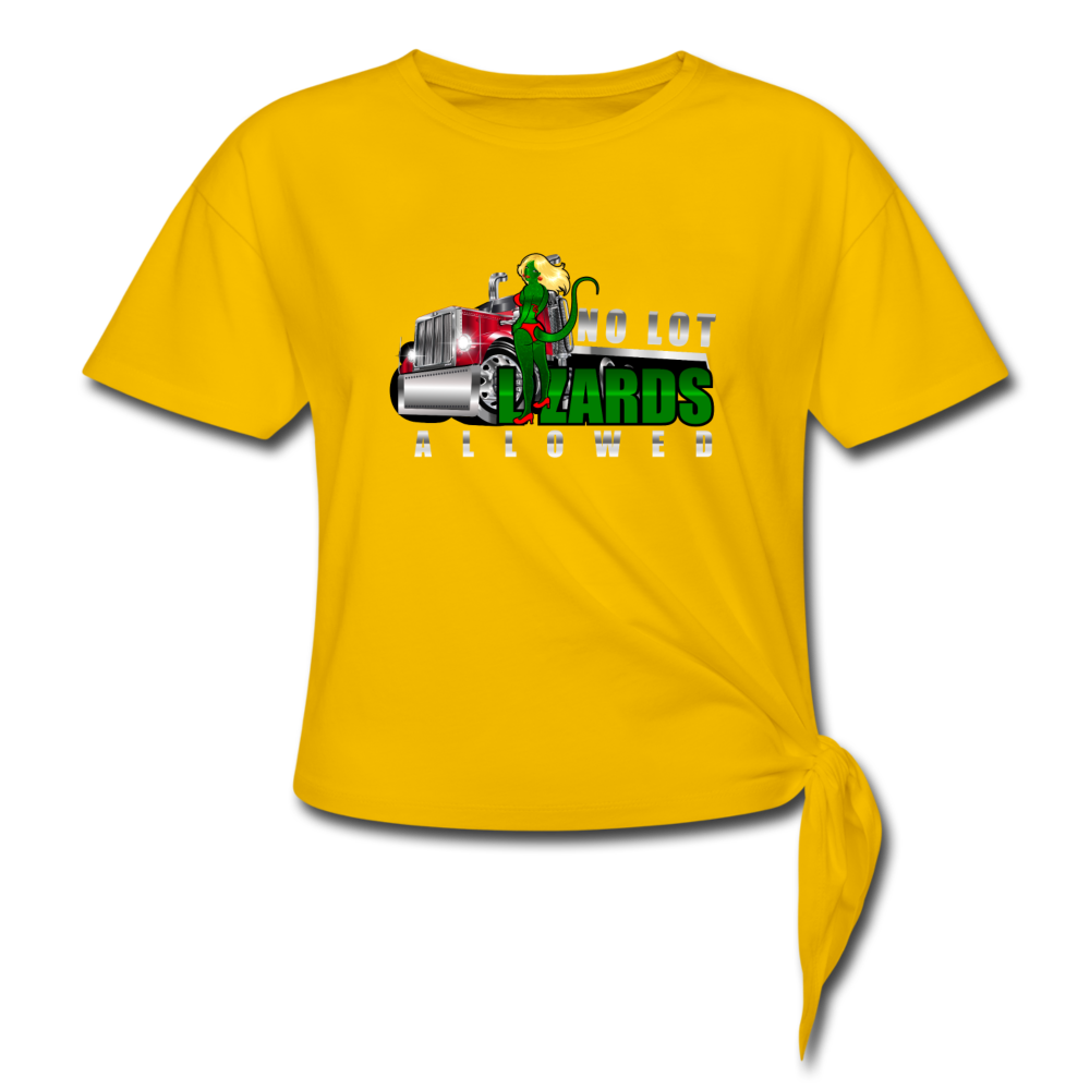 Women's Truckers Only Knotted T-Shirt - Ohboyee's market place