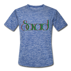 Men’s Sakardi Moisture Wicking Performance T-Shirt - heather blue