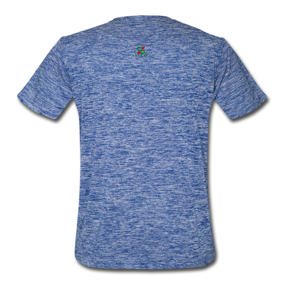 Men’s Sakardi Moisture Wicking Performance T-Shirt - heather blue