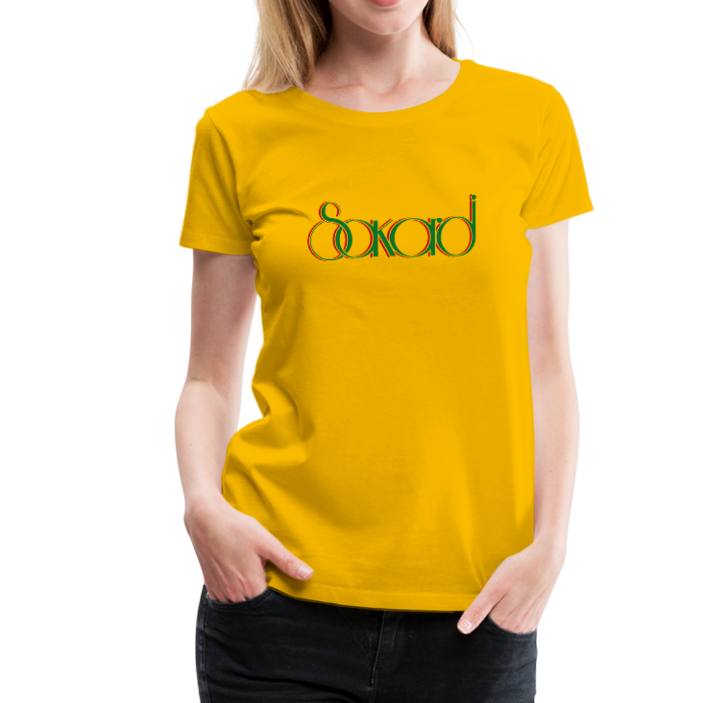 Women’s Sakardi Premium T-Shirt - sun yellow