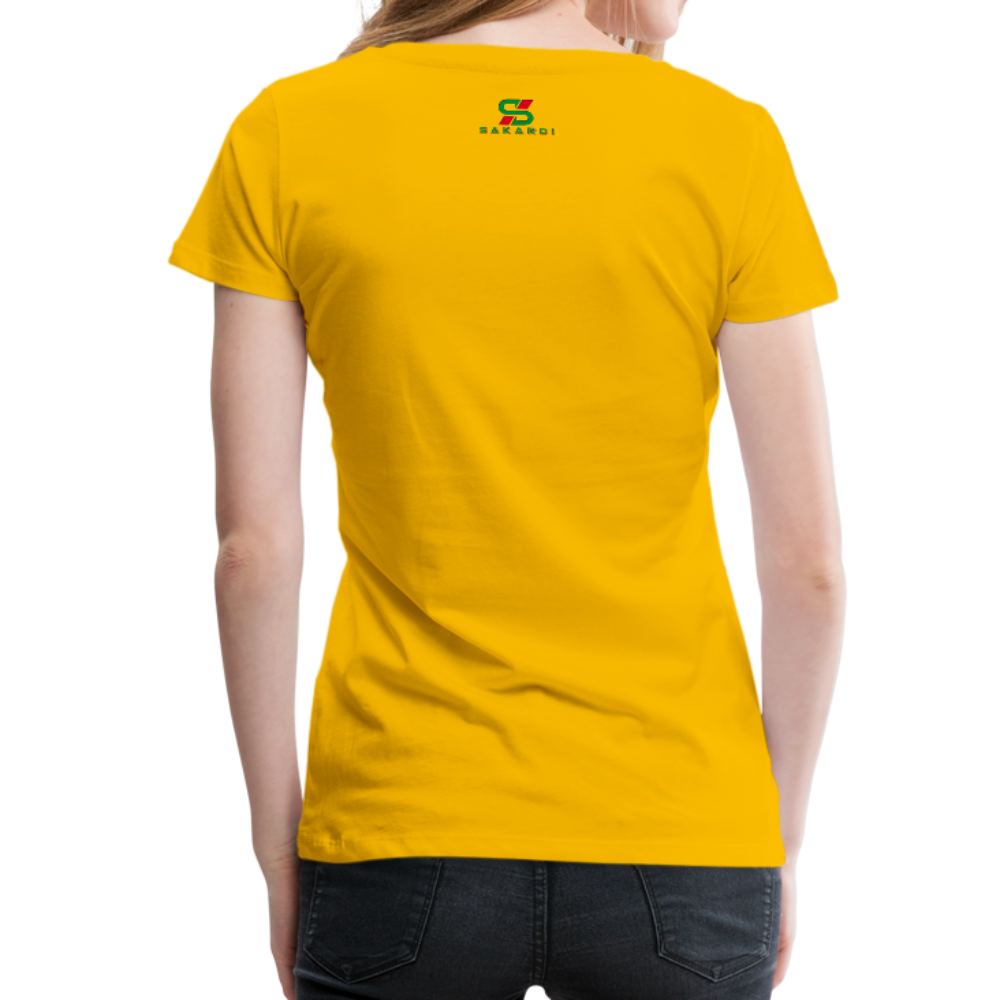 Women’s Sakardi Premium T-Shirt - sun yellow