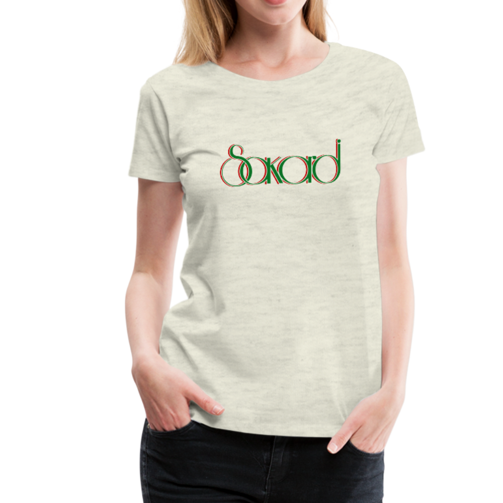 Women’s Sakardi Premium T-Shirt - heather oatmeal